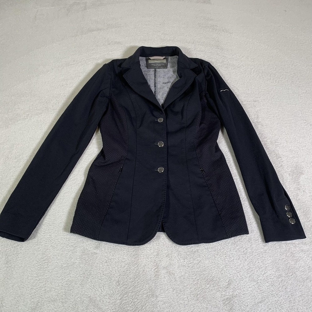 Animo Jacket Womens 36 Black Equestrian‎ Show Blazer Lud Air Airbag Compatible